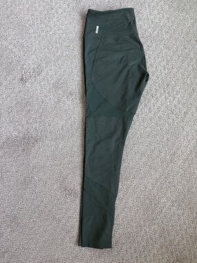 Women’s Zella High-Waist Perforated Leggings - Dark Green